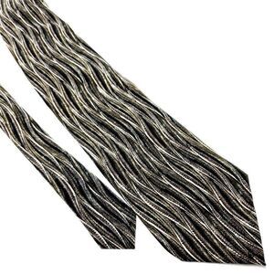 Robert Stewart Silk Tie Print Green‎